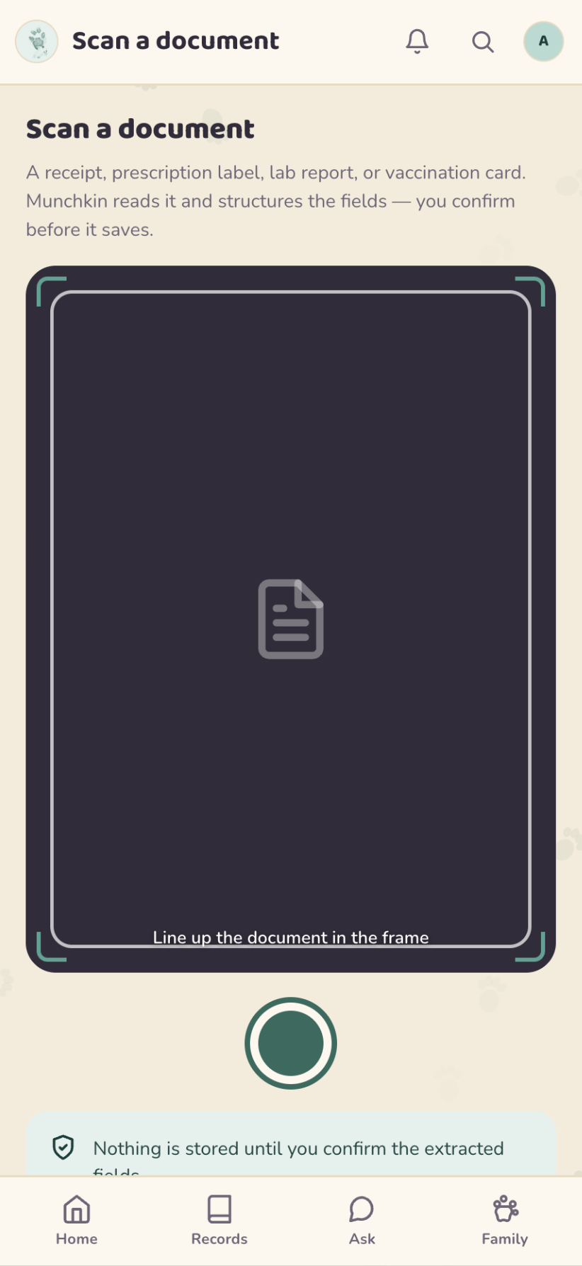 Scanning a document
